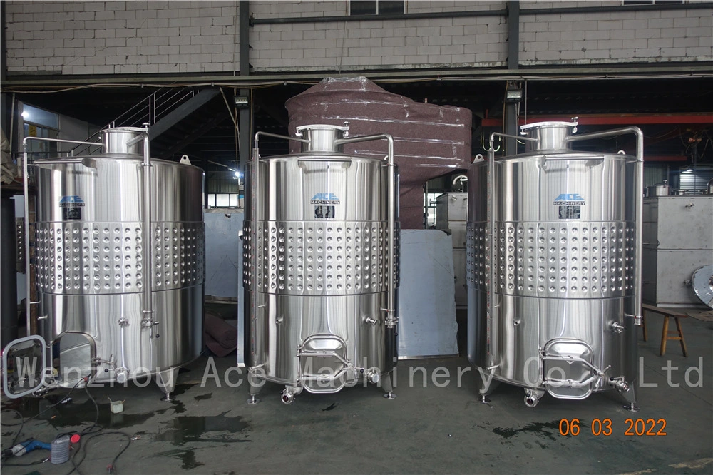 Factory Price 2000L 3000L 5000L Variable Volume Floating Lid Wine Fermentation Stainless Steel Tank