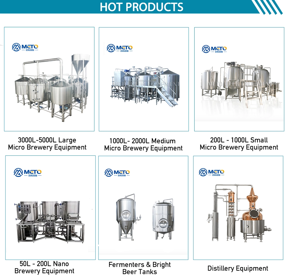 Factory Wine Making Supplies Brewery Plant Alcohol Fermenting 5bbl Beer Brewing Equipment