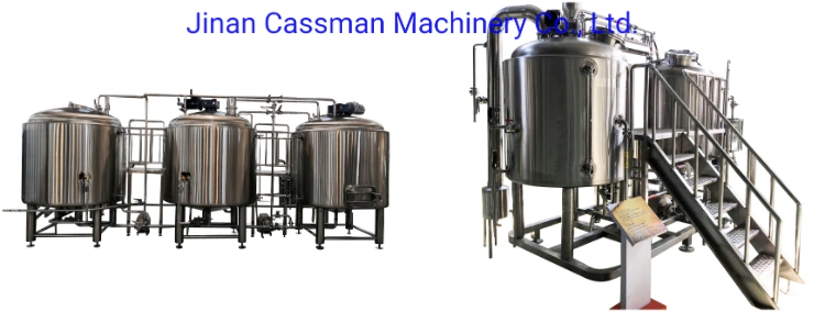 Cassman 300L SS304 Microbrewery Hotel 300L Brewhouse