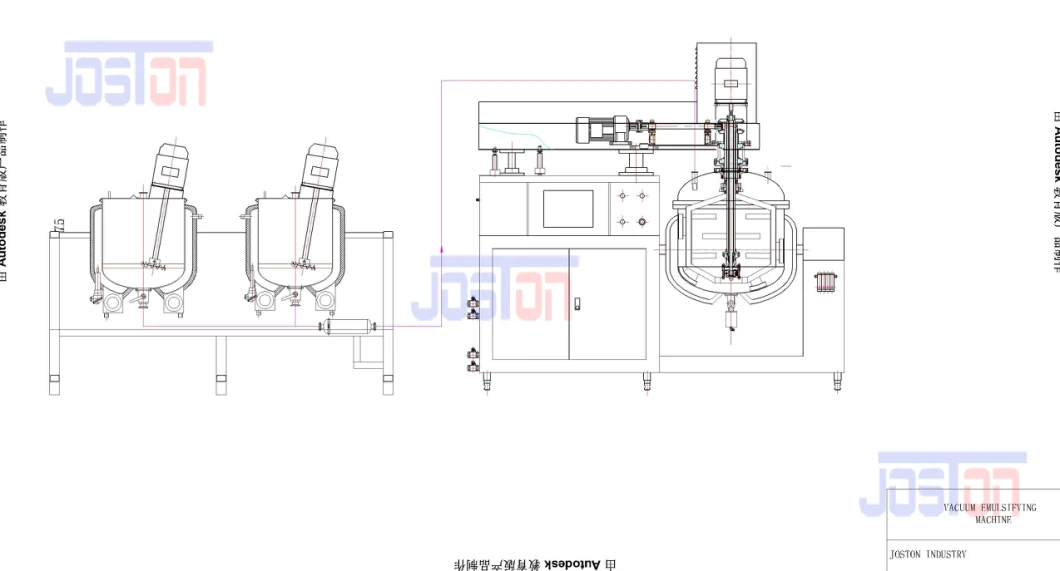 Stainless Steel Steam Electrical Heating Cooling Double Jacket Blender Magnetic Stirring Emulsifying Fermentation Bio Reactor Solution Preparation Mixing Tank